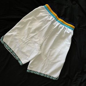 White dry – fit Nike basketball shorts